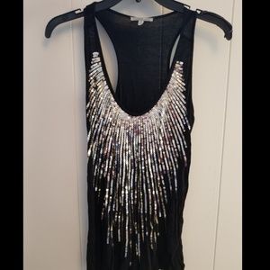 Sequin Racerback Tank